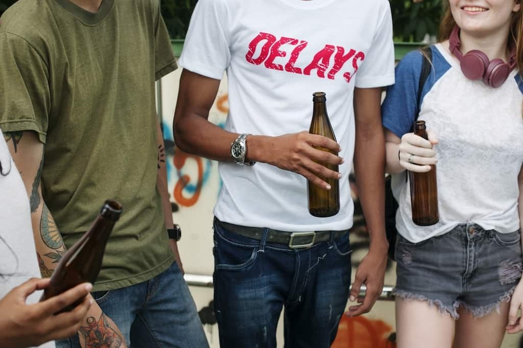 amateur teens get drunk